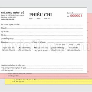 In phiếu chi
